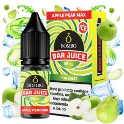 BAR JUICE BY BOMBO SALTS APPLE PEAR MAX ICE 10ML