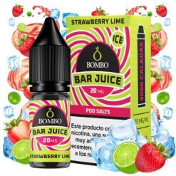BAR JUICE BY BOMBO SALTS STRAWBERRY LIME ICE 10ML
