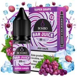 BAR JUICE BY BOMBO SALTS SUPER GRAPE ICE 10ML