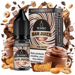 BAR JUICE BY BOMBO SALTS NUTTY CHOCOLATE 10ML