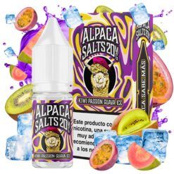e-liquid 10 ml de sabor kiwi fruta de la pasion y guava