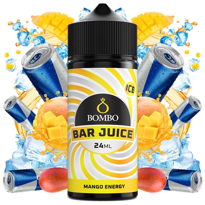 24ml de aroma a mango con toque de bebida energetica en bote de 120 ml