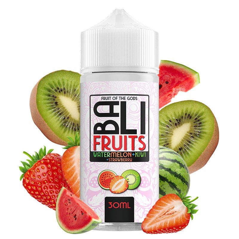 bali fruits by kings cres -aroma watermelon kiwi strawberry 30ml120 longfill