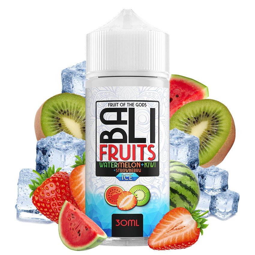 bali fruits by kings cres -aroma watermelon kiwi strawberry 30ml120 longfill ICE