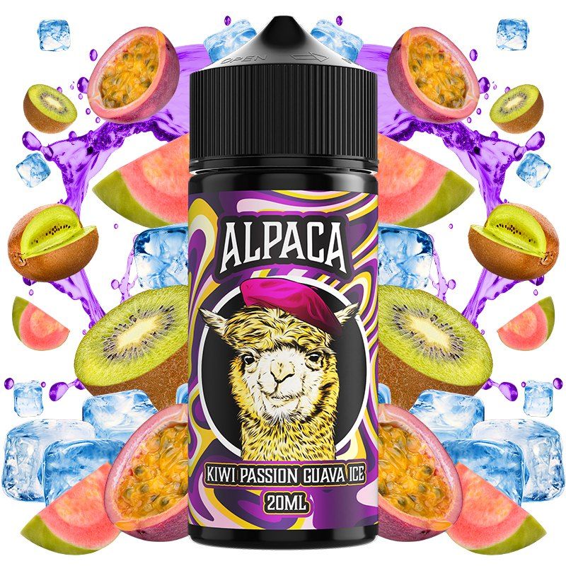 Aroma Longfill Kiwi Passion Guava Ice 20ml - Alpaca