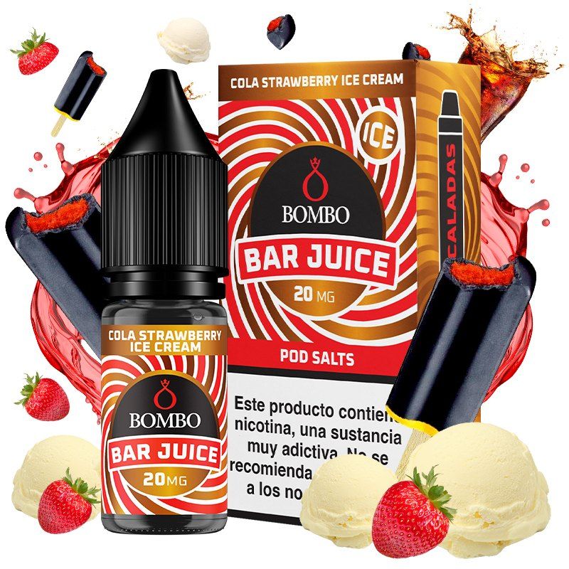 BAR JUICE BY BOMBO SALTS COLA STRAWBERRY ICE 10ML