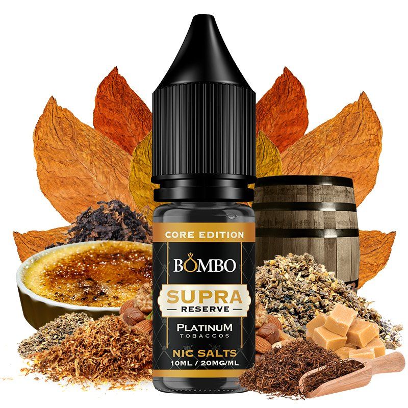 PLATINUM TOBACCOS BY BOMBO SALTS SUPRA RESERVE CORE EDITION 10ML