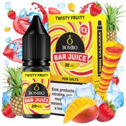 BAR JUICE BY BOMBO SALTS TWISTTY FRUITY ICE 10ML