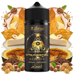 botella de 120ml con 30ml de aroma concentrado sabor tabaco crema queso frutos secos