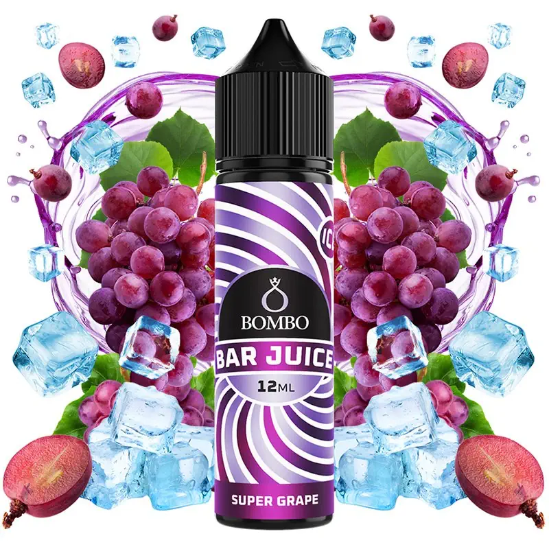 botella de 60ml con 12ml de aroma concentrado sabor uva