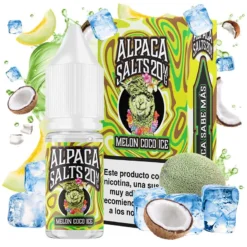 botella de 10ml con nicosales 20mg sabor melon coco