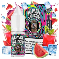 botella de 10ml con nicosales 20mg sabor sandia mojito